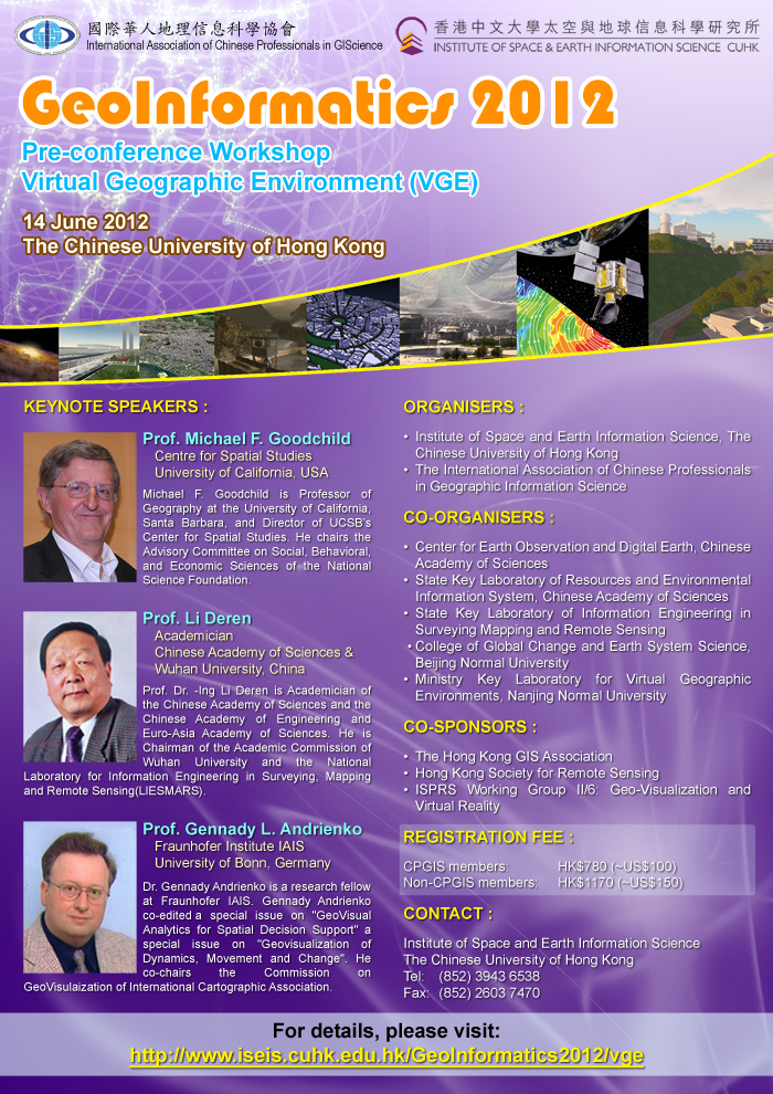 VGE Workshop -  GeoInformatics 2012
